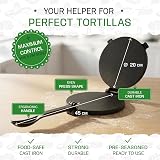 Tortillada Tortilla Press Cast Iron 20 cm with E-Book 50 Tortilla Recipes view 4