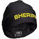 13FA Sheriff Utility Beanie - USA Patriotic Gear - Poly-Spandex Blend for Stretch-Fit Comfort - Unisex Hi-Vis Winter Hat