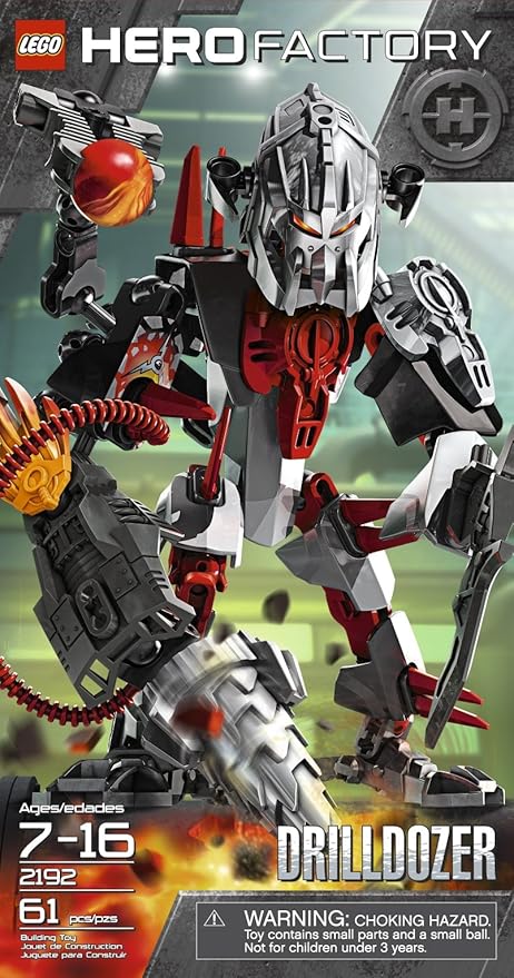 lego hero factory drilldozer