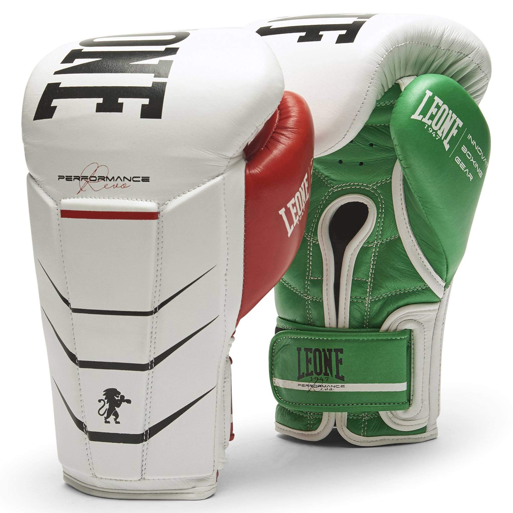 LEONE 1947 REVO PERFORMANCE BOXING GLOVES white/16OZ - GN110