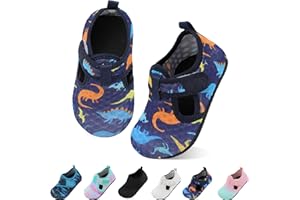 JOINFREE Toddler Water Shoes Girls Boys Swim Beach Shoes Baby Barefoot Aqua Socks Kids Non-Slip Water Socks