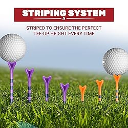 EAGLE WORK 3-1/4'' & 2-3/4'' Golf Tees, 100 Pack