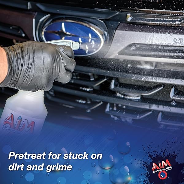 AIM CHEMICALS BRAKE AWAY NON-ACID WHEEL & TIRE CLEANER – HEAVY DUTY DEGREASER & ENGINE CLEANER – REMOVES BRAKE DUST, GREASE, GRIME, ALUMINUM BRIGHTENERS – IDEAL FOR CARS, BOATS, RVS & EQUIPMENT, 1 GAL