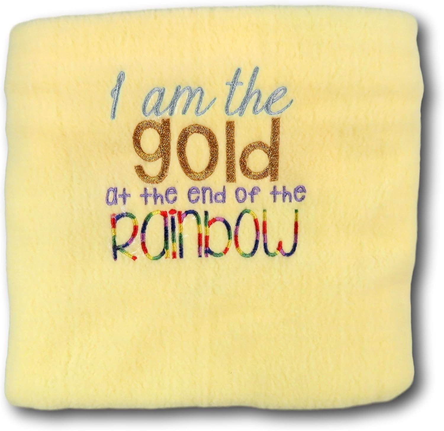 personalised rainbow baby blanket