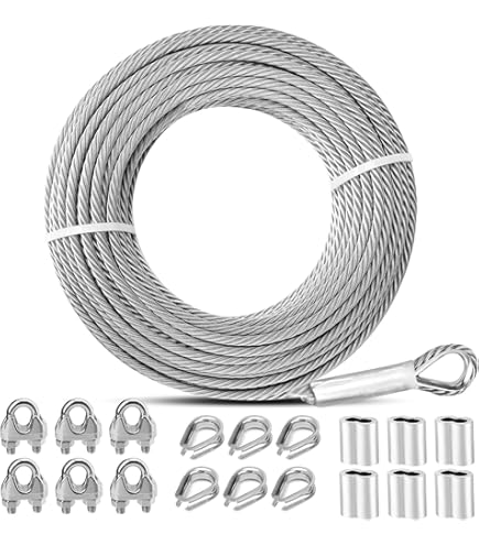 thumbnail image 2 of 304 Stainless Steel Wire Rope – 3/16" (7x19), 300 Ft Reel, Made In Korea 2 of 5