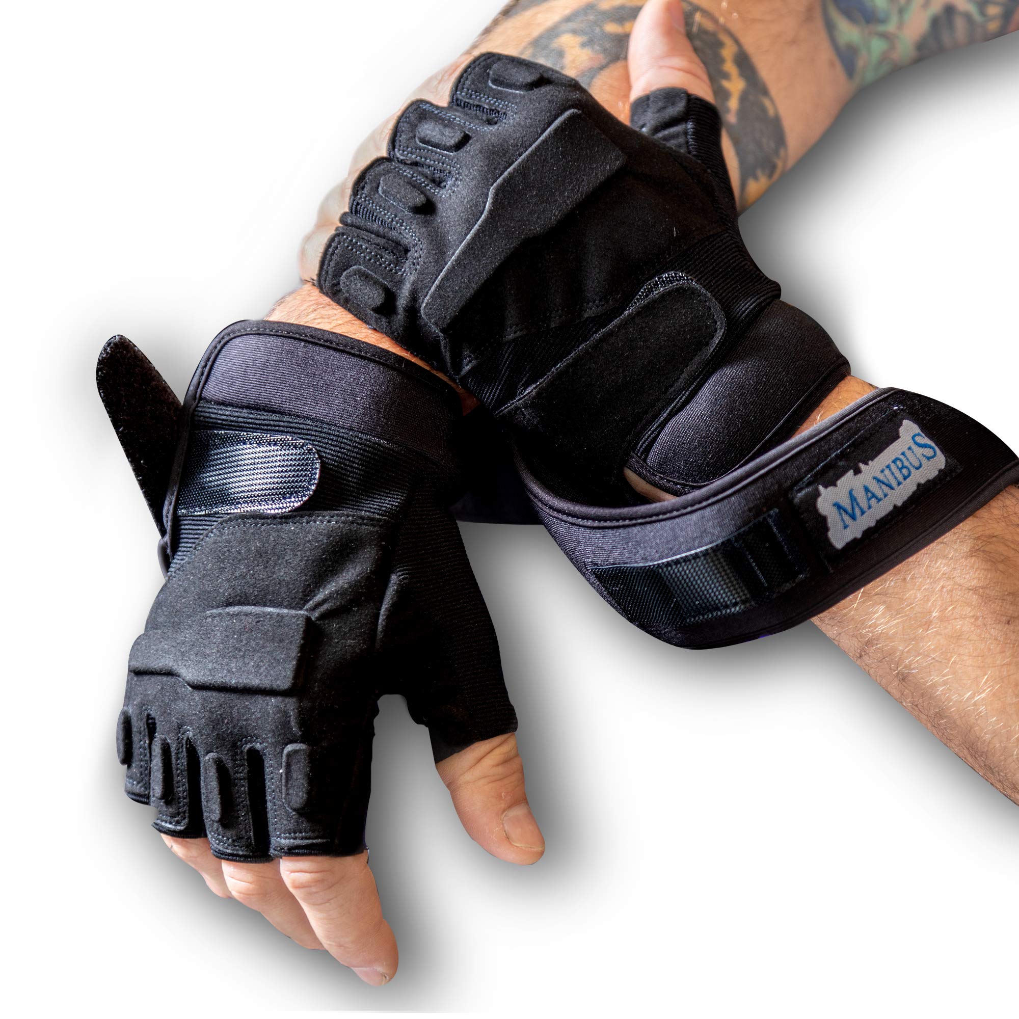 MANIBUS Premium Half Finger Gym Gloves with Wrist Support eBay