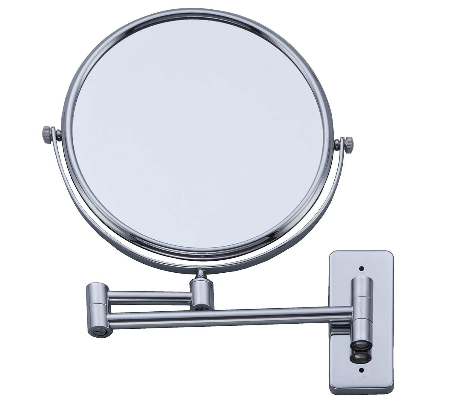 Dolphy Rectangular Stand Wall MOunted 5X Magnifying Shaving & Makeup Mirror (8 Inch) Amazon