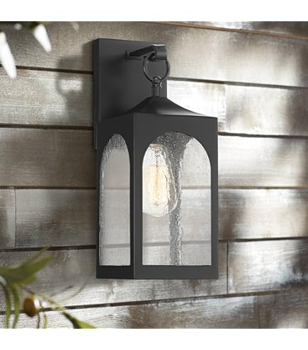 Possini Euro Design Tyne Modern Outdoor Wall Light Fixtures Set of