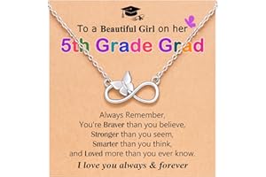 UPROMI Butterfly Necklace for Granddaughter/Daughter/Niece, Graduation Gifts for Girls