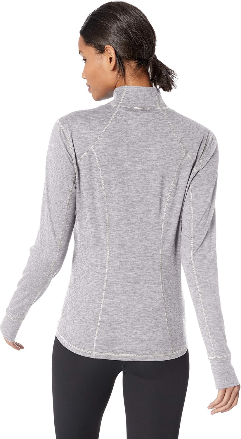  Essentials Women's Brushed Tech Stretch Full-Zip Jacket: Clothing