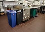 Rubbermaid Slim Jim Rubbish Bin 60L Black Commercial Waste Bin view 2