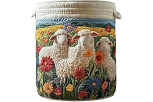 Large Laundry Hamper, Quilted Laundry Basket, Bohemian Foldable Laundrys Basket With Handles, Foldable Storage Bin For Toys, 