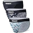 Separatec Mens Bikini Underwear Rayon made from Bamboo Dual Pouch Breathable Sexy Bulge Enhancing Briefs for Men 3 Pack