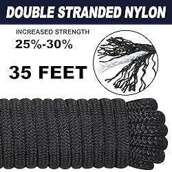 Dock Lines 5/8" x 35' Boat Dock line Double Braided