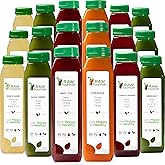 3 Day Juice Cleanse by Raw Fountain, All Natural Raw Detox Cleanse, Juicing for Body Reset, Cold Pressed Juice Fast, Great Way to Jumpstart a Healthy Diet, 18 Bottles 12oz