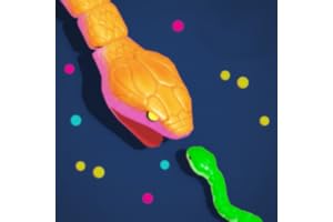 Snake Games 2026 - Hungry Worm Race With Escape Clash Slither Fight Game