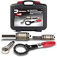 Powerbuilt 4 Piece Exhaust Pipe Tool Set, Repair Tailpipes, Expanders, Removing Dents, Chain Cutter, Nut Splitter, Import and Domestic Vehicles 648612