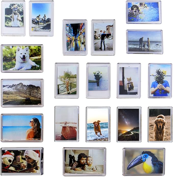 Pack of 20 Mini Photo Frame Fridge Photo Holders