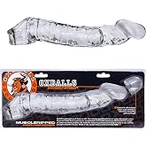 OXBALLS Muscle Ripped Long Veiny Cocksheath for Adults Clear