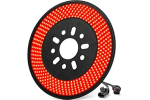 KARSAM Spare Tire Brake Light for 2018-2025 Jeep Wrangler JL JLU, 405PCS LED Super Bright 3rd Third Brake Light, Plug-N-Play Wheel Lights, Rear Brake Tail Light for Jeep Wrangler JL JLU Accessories