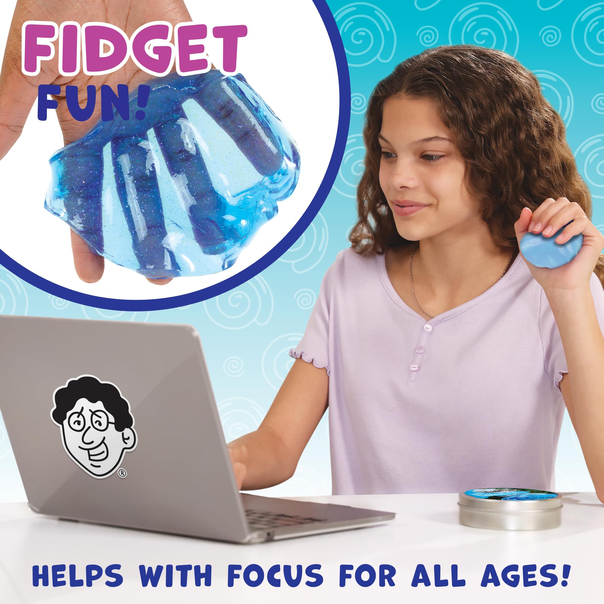 Crazy Aaron's Transparent Thinking Putty - 4