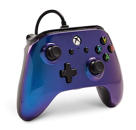 Powera Xb1 Enhanced Wired Controller Nebula Amazon In Video Games
