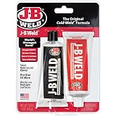 J-B Weld 8281 Professional Size Steel Reinforced Epoxy - Hardener and Steel Pack - 10 oz