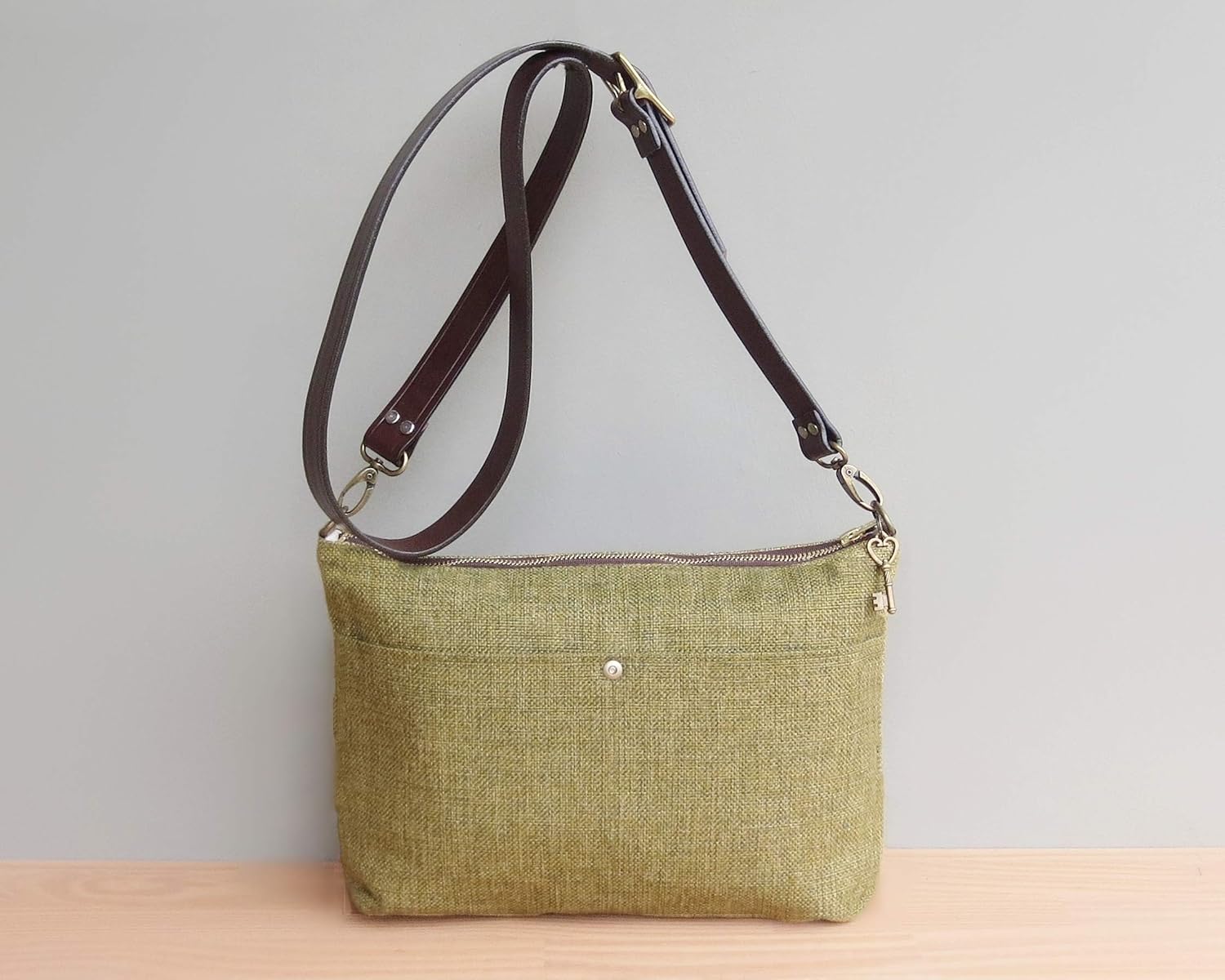 custom leather purse straps