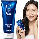 CHARMZONE Control Cream [NEW VERSION] – Korean Skincare Exfoliating Face & Body Massage Cream for Removing Sebum & Dead Skin Cells, Hydrating Self-Massage Moisturizer (150ml / 5.07 fl oz)