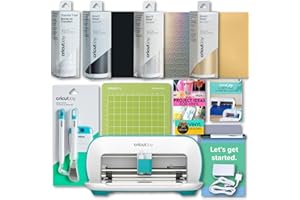 Cricut Joy Machine with Smart Vinyl Rolls, Standard Grip Cutting Mat and Joy Tool Set Bundle - Starter Kit for Stickers and Decals, Cutting Machine Set for DIY Cards, Home Decor and Craft Projects