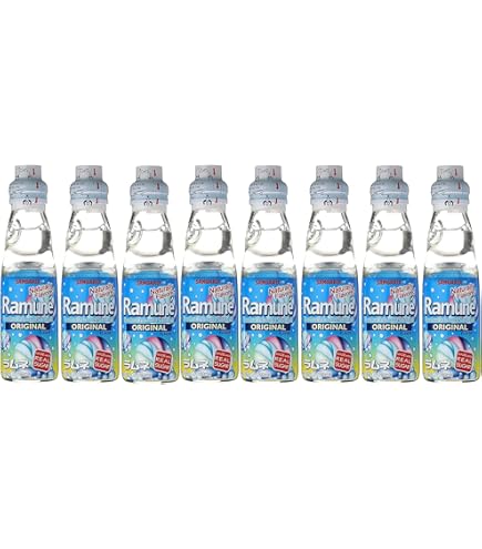 Amazon.com : RAMUNE Japanese Soft Drink multi-pack, 8 Bottles