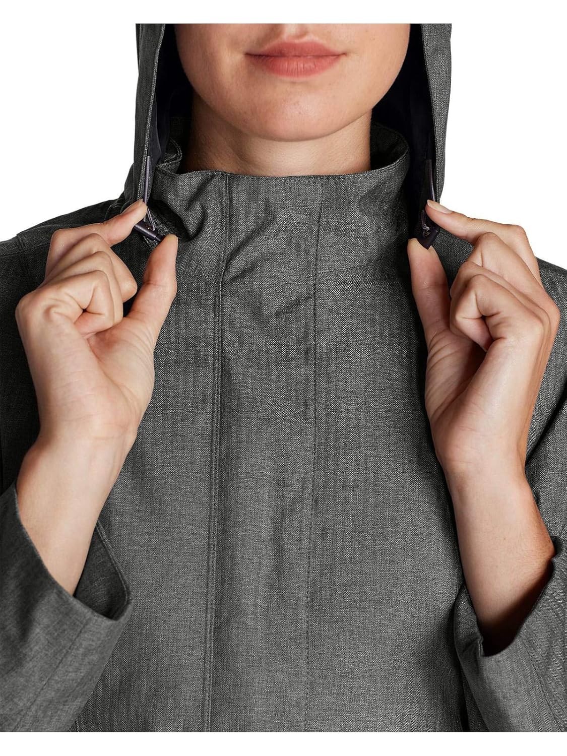 girl on the go insulated trench coat