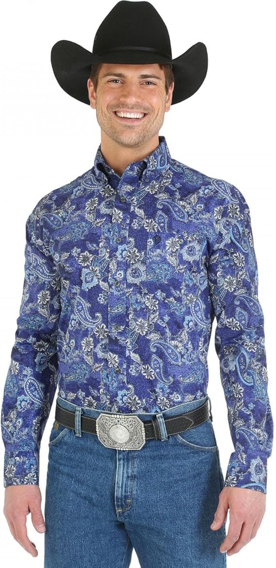 wrangler paisley shirt