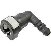 Dorman 800-123 Fuel Line Retaining Clip 5/16 In. Steel To 5/16 In. Nylon with 90 Degree Bend, 2 Pack