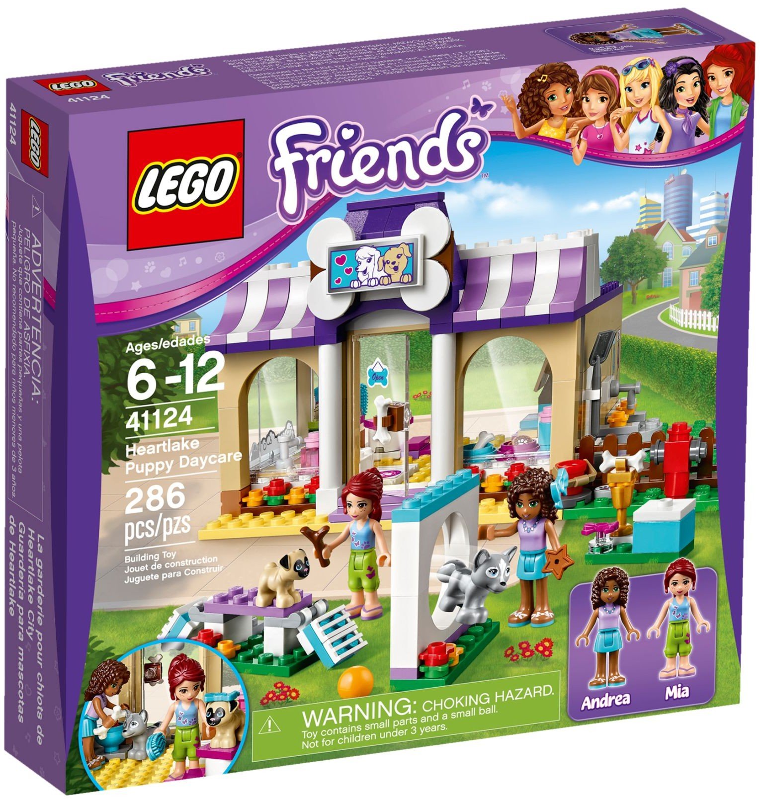 LEGO Friends 41124 Heartlake Puppy Daycare Building Kit (286 Piece) by LEGO