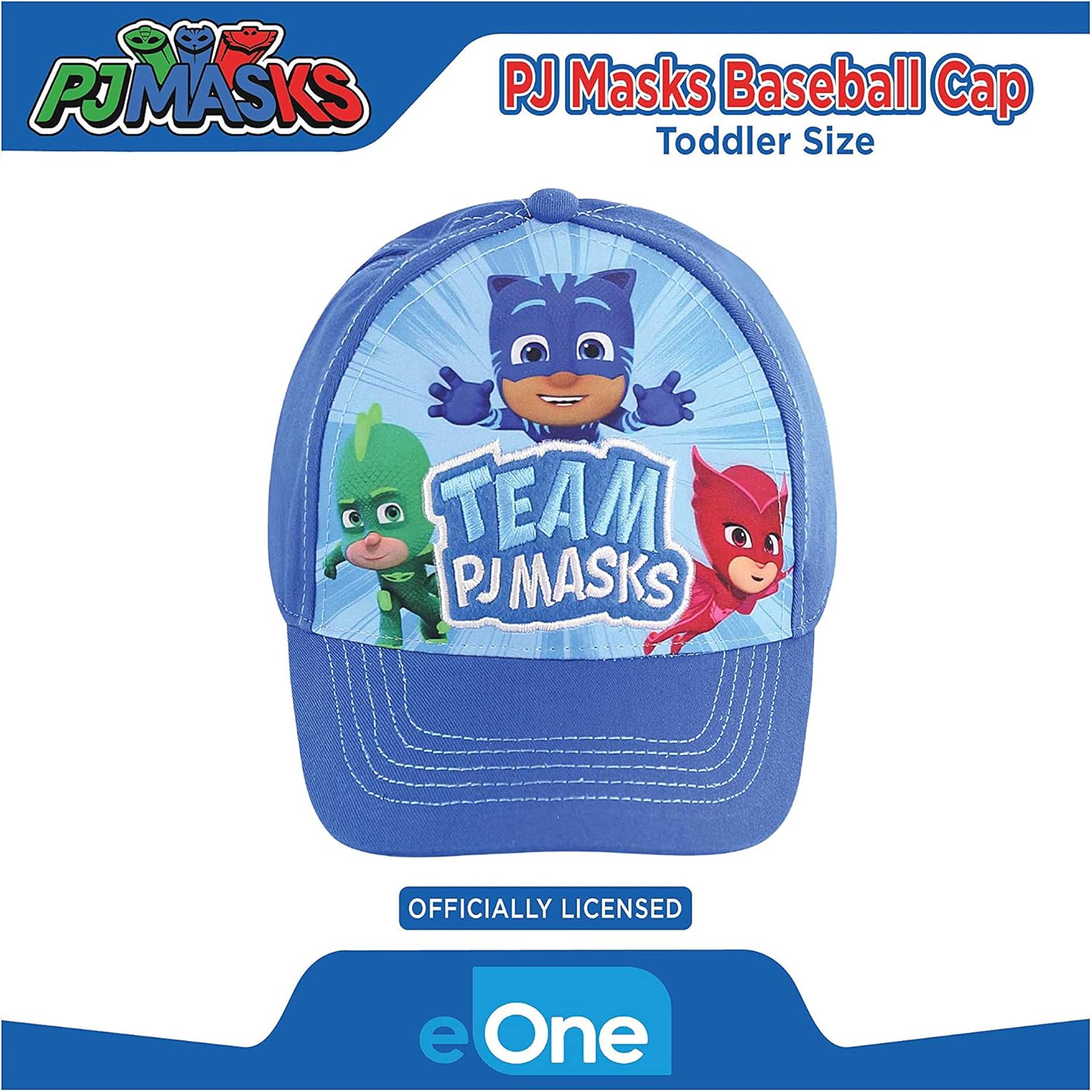 PJ Masks Toddler Hat for Boy’s Ages 2-7, Kids Baseball Cap: Clothing