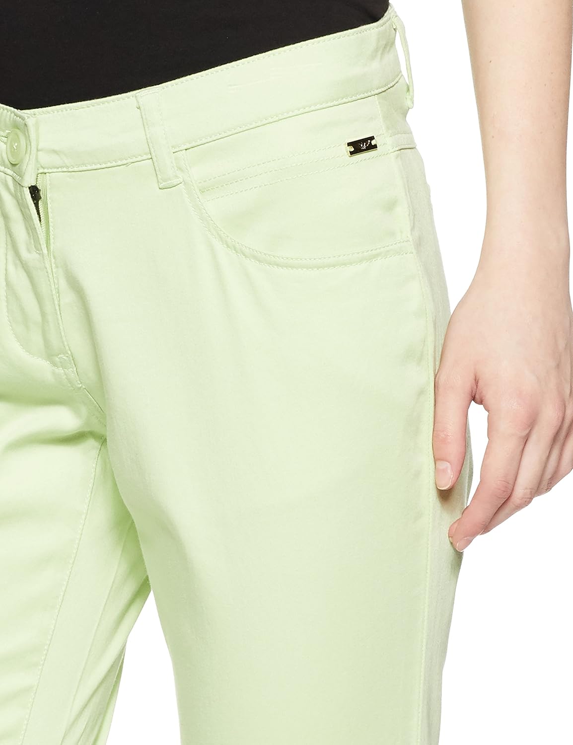 park avenue woman solid trouser suit