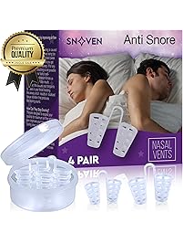 Snore Stopper | Best Anti Snoring Devices - Set of 4 Nasal Dilators - Stop Snoring Solution For Comfortable Sleeping - Premium Anti Snoring Nose Vents - Anti Snore Guard - Enhance Sleep - Snore Relief