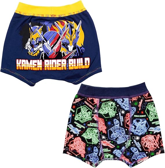 Amazon 仮面ライダー ビルド パンツ 男の子 仮面ライダービルド ボクサーブリーフ 2枚組 D柄 b 1cm アソート 下着 インナー 通販