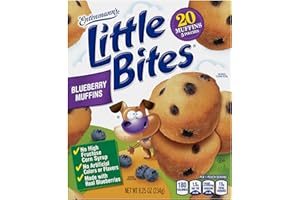 Entenmann's Little Bites Blueberry Mini Muffins, 1 Pack (5 Pouches)