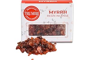 TRUMIRI Myrrh Resin Incense - Mirra - Natural Tree Gum Sap - 30g Pack