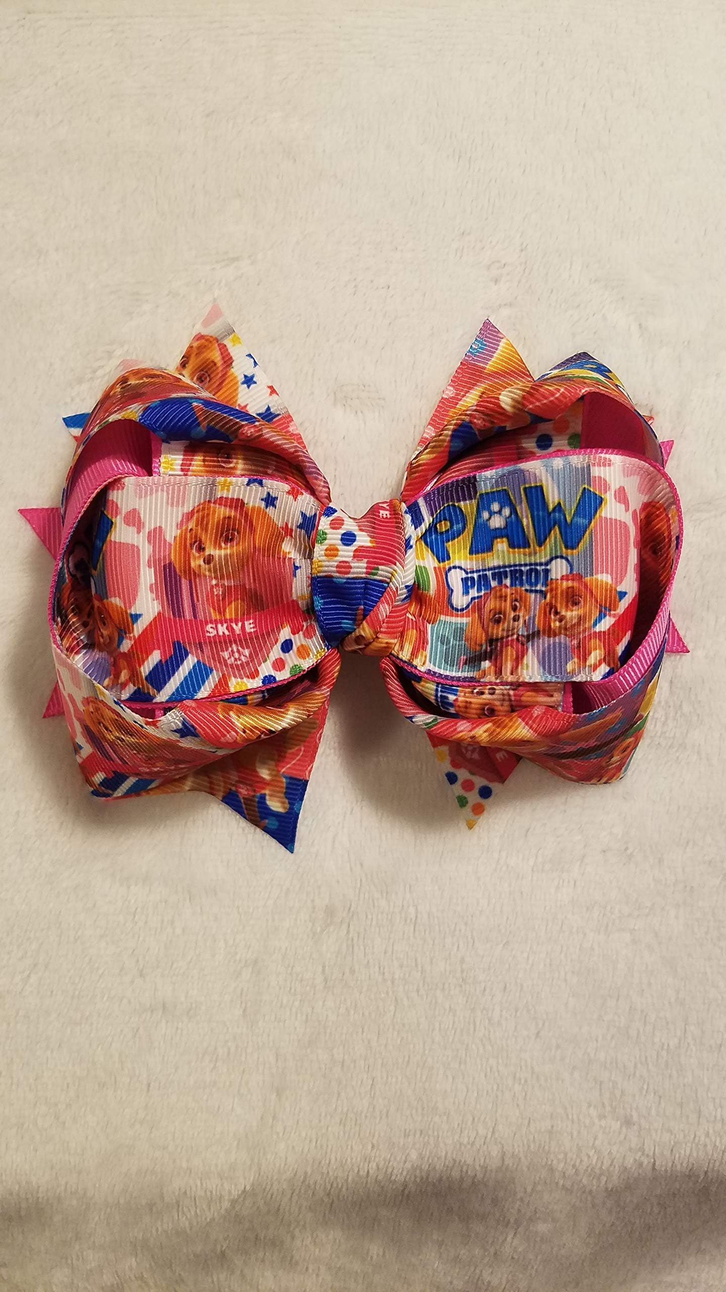 Paw Patrol Skye hair bow