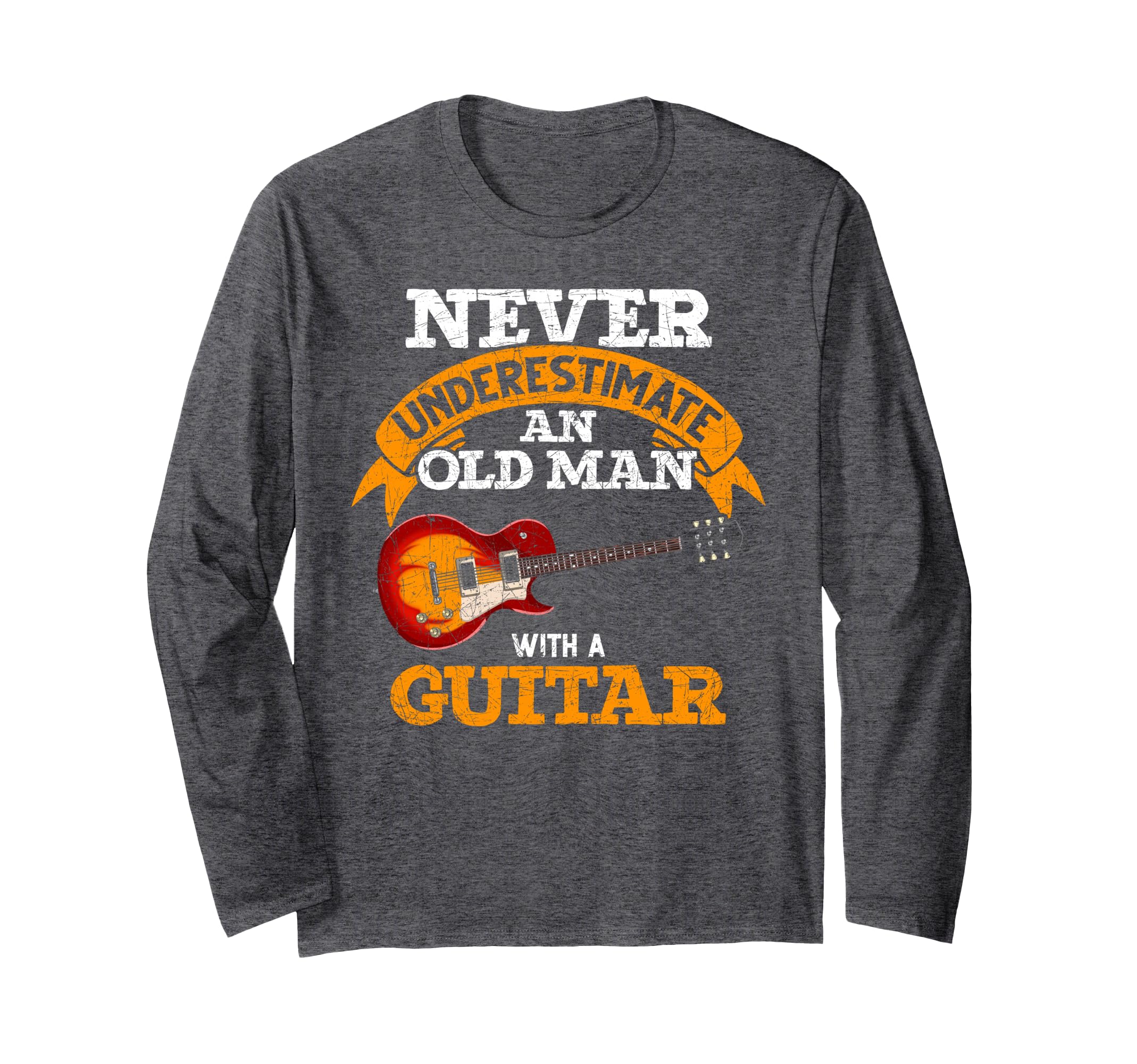 Retirement Guitar Player Retired Guitarist Musician Guitar Long Sleeve T-Shirt