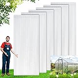 Tatuo 12 Pack 6' X 2' X 0.24'' Polycarbonate