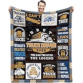 Truck Driver Gifts for Men,Truck Driver Appreciation, Gift Ideas for Truck Drivers,Gifts for Semi Truck Drivers,Best Truck Driver Ever,Soft Throw Blanket 60"x50"