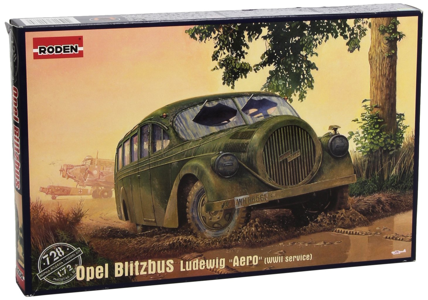 Roden 728 Model Kit Opel Blitz Bus Ludewig Aerowwii Service