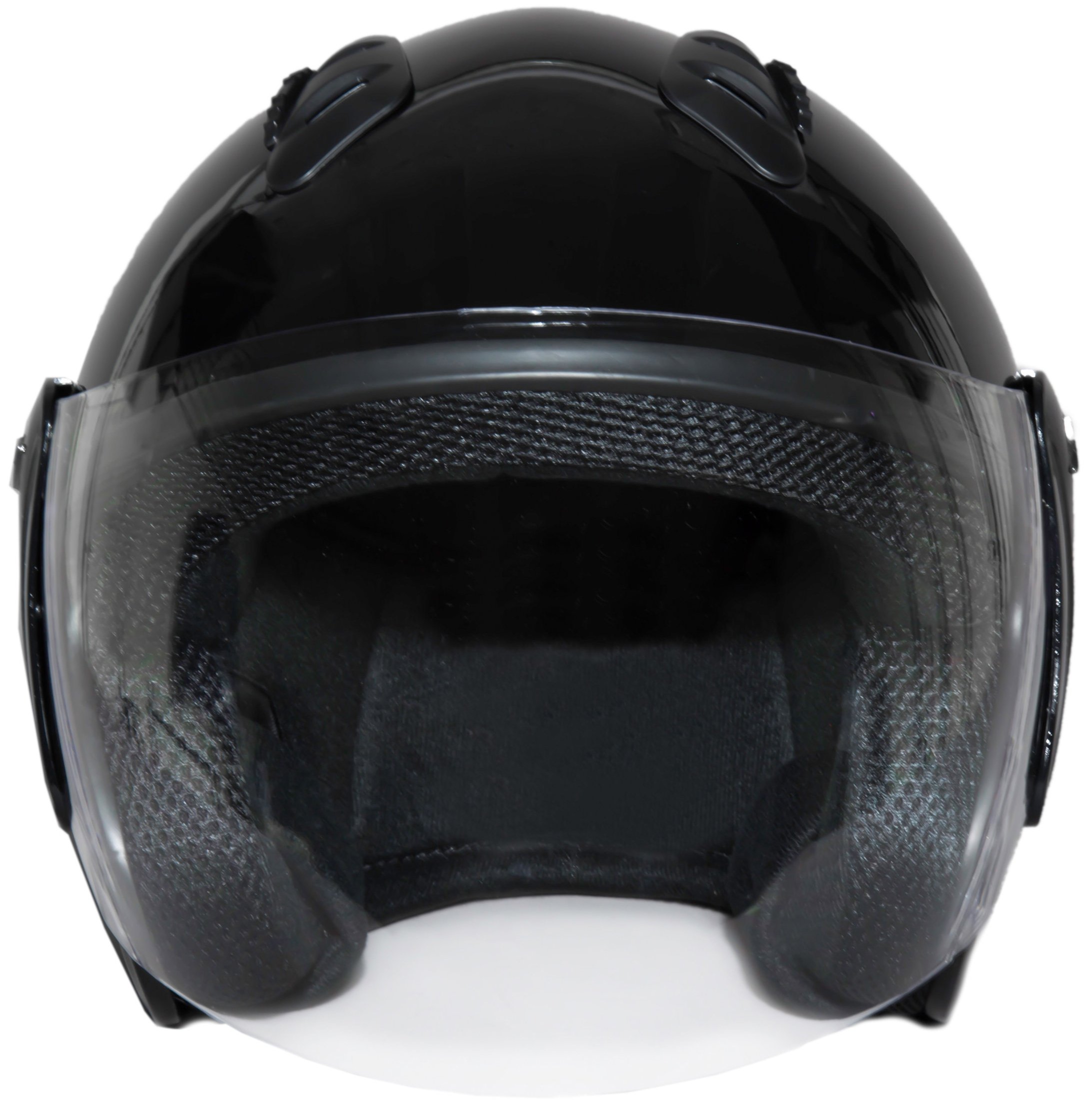 Fuel Helmets SHWS0017 UnisexAdult Open Face Helmet with Shield (Gloss