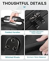 Findway Golf Travel Bag with Wheels Waterproof 50in+ ABS Top Case view 6