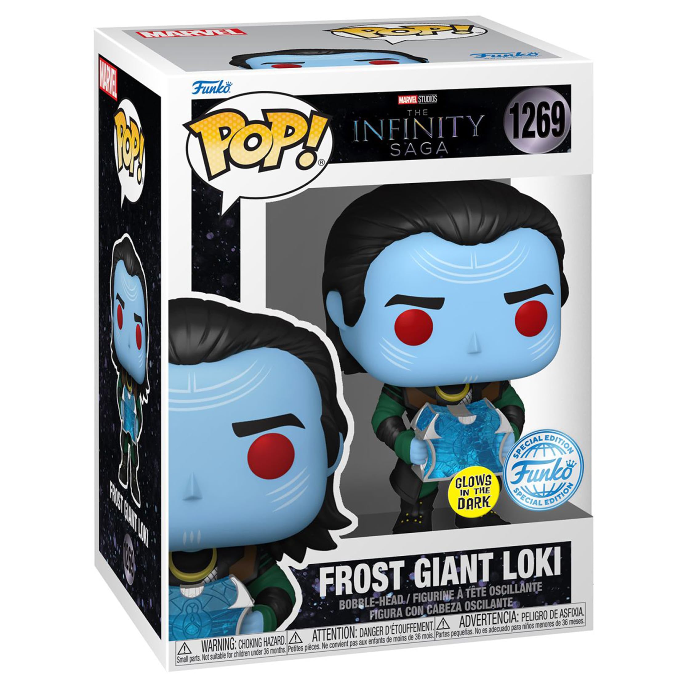 Funko Pop! Thor (2011) - Frost Giant Loki Infinity Saga Glow-in-The-Dark FUN71063