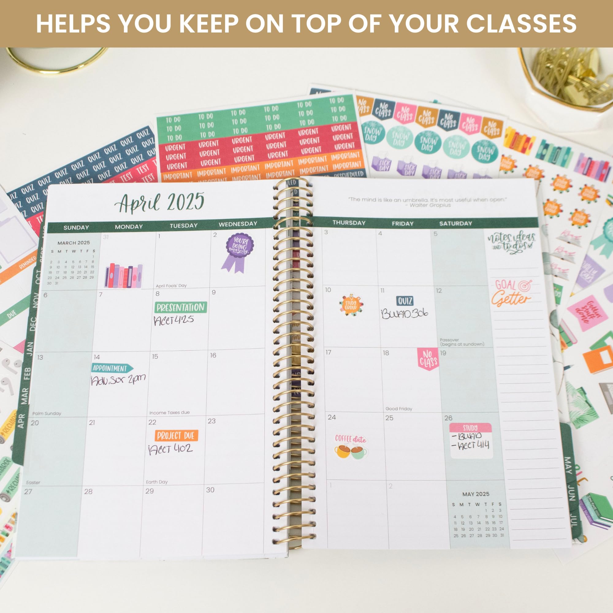Mua bloom daily planners Student Planner Stickers - 8 Sheets / 672 ...